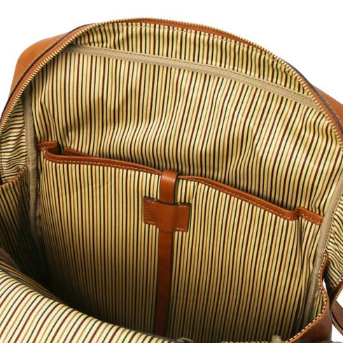 Bangkok - Leather laptop backpack - Large size